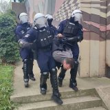 Savo Manojlović i Aleksandar Jovanović privedeni na Savskom mostu (FOTO, VIDEO) 3