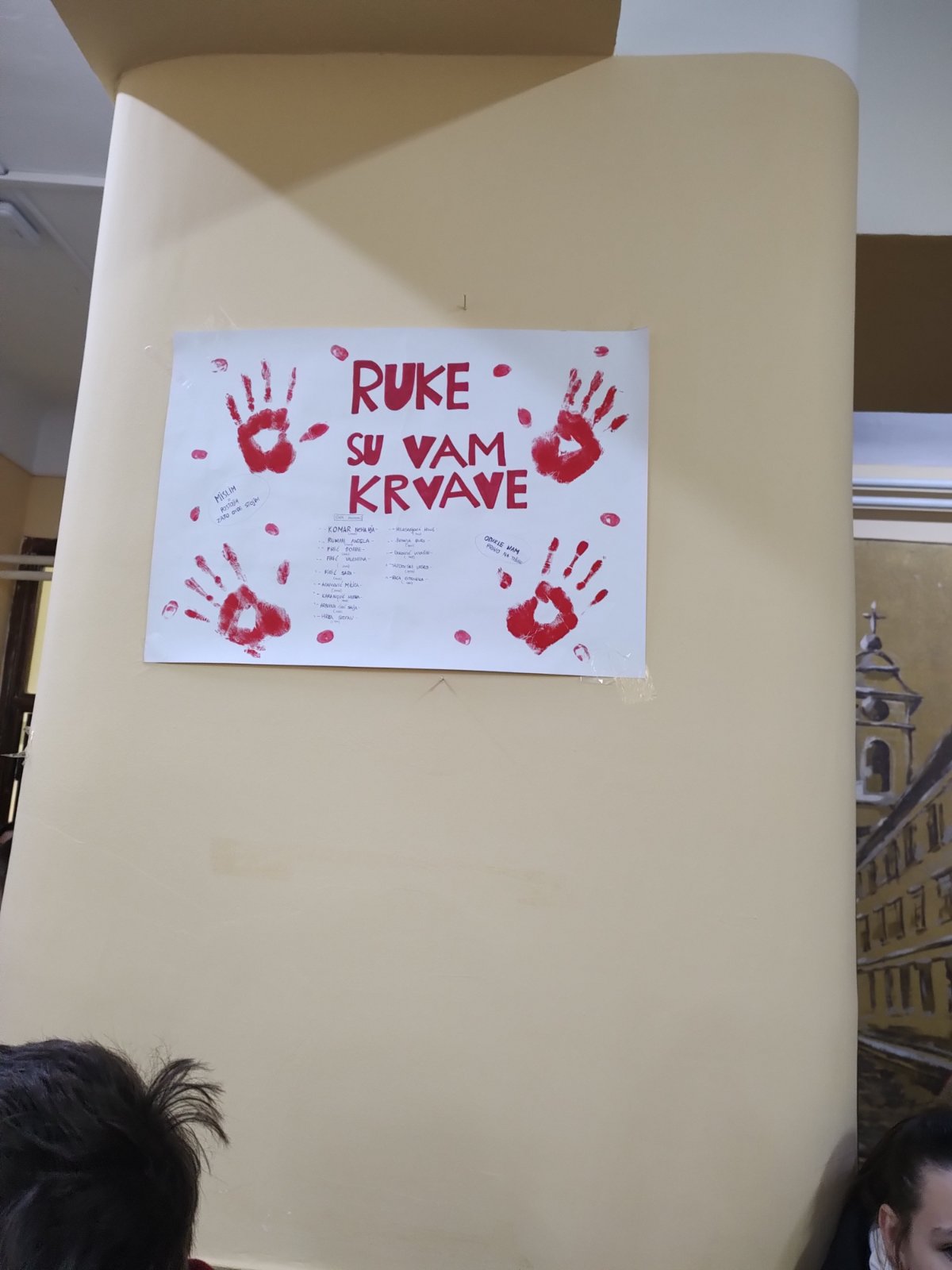 "Nastava se nadoknadi a život ne": Blokada Zrenjaninske gimnazije u fotografijama 8 "Nastava se nadoknadi a život ne": Blokada Zrenjaninske gimnazije u fotografijama 8