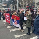 Most ostaje: Deo radnika RTS pridružio se blokadi Takovske ulice 1