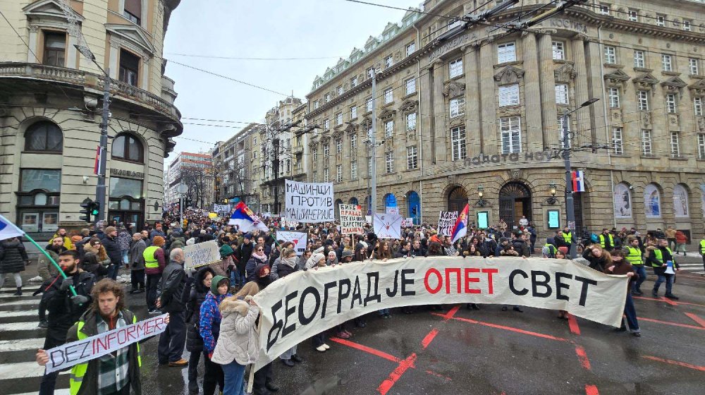 Sebe vidi kao nosioca promena, a istovremeno odbija dijalog: Kako razumeti delovanje studentskog pokreta? 1