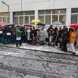 Deo radnika Zdravstvenog centra u Loznici podržao studente i odao počast nastradalima 11