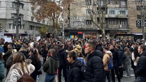 Tišina ispred ETF-a u Beogradu 2