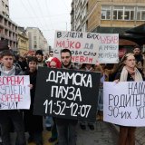 protest studenti blokada Rektorat