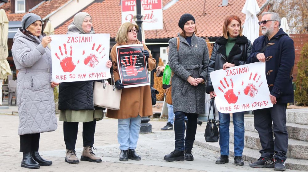 Studenti i građanski aktivisti protestovali u Novom Pazaru 1