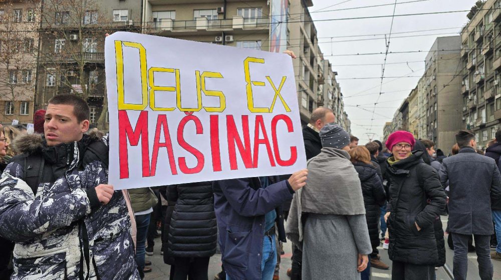 Kombi udario studenta na blokadi kod DIF-a u Beogradu 1