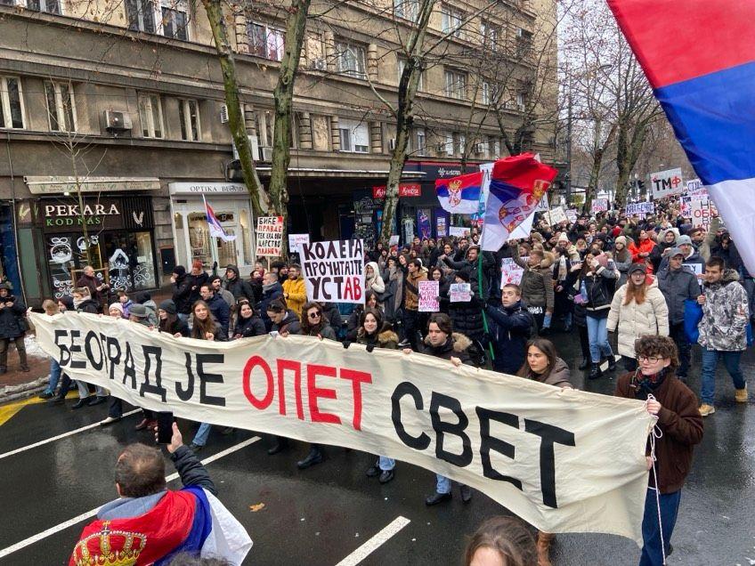 Studenti traže od glavne tužiteljke Dolovac da istraži tragediju u Novom Sadu 10 studenti protest