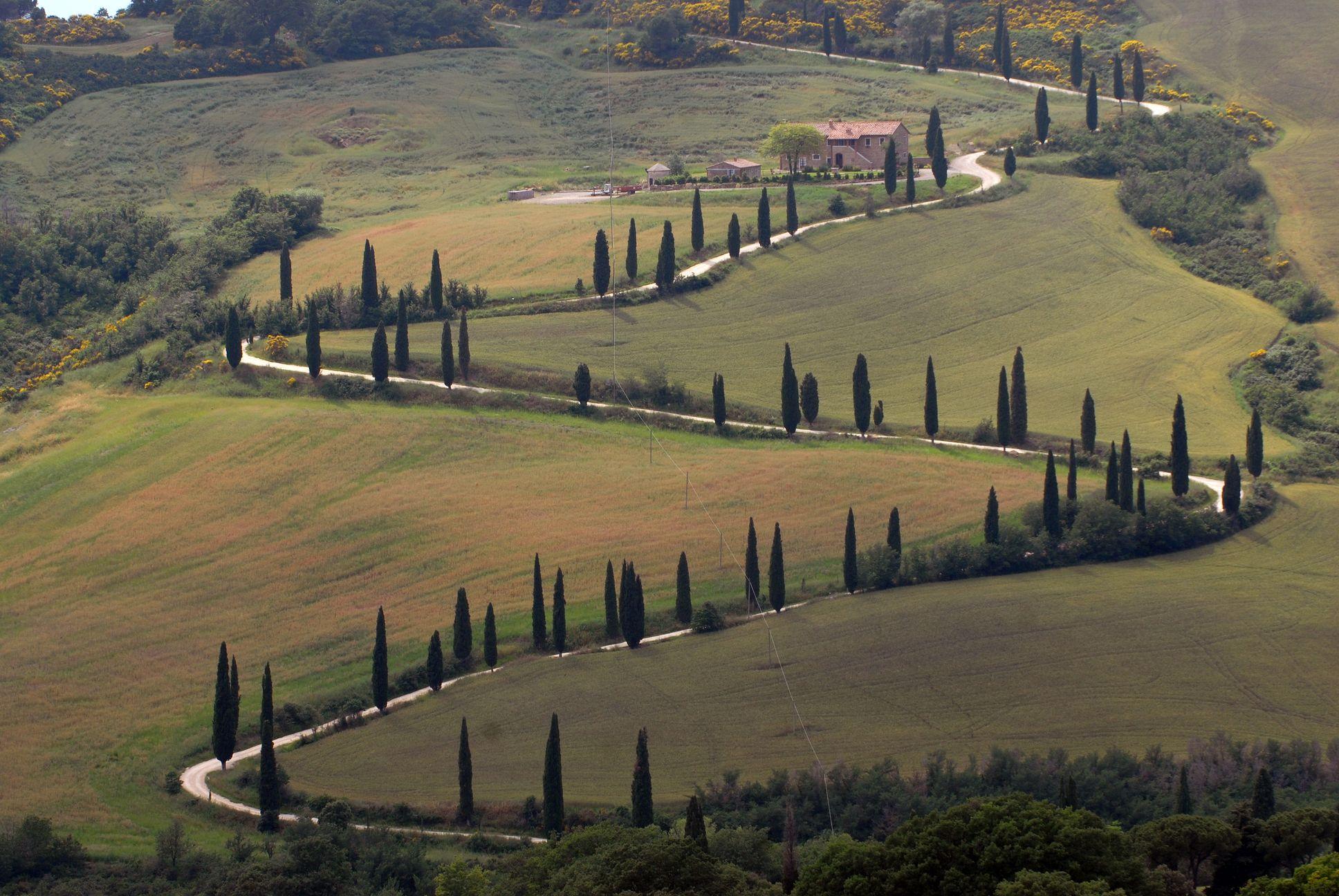 „Set džeting“: Kako su slavne filmske lokacije postale turističke destinacije 4 Predeo u Toskani, u Italiji