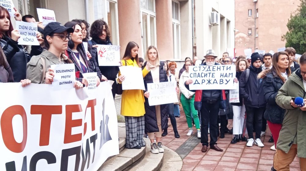 Na strani studenata: Poruka bivšeg rektora Univerziteta u Nišu 1