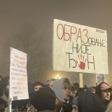 Kako je izgledao novogodišnji beogradski studentski protest snimljen dronom i u fotografijama 13
