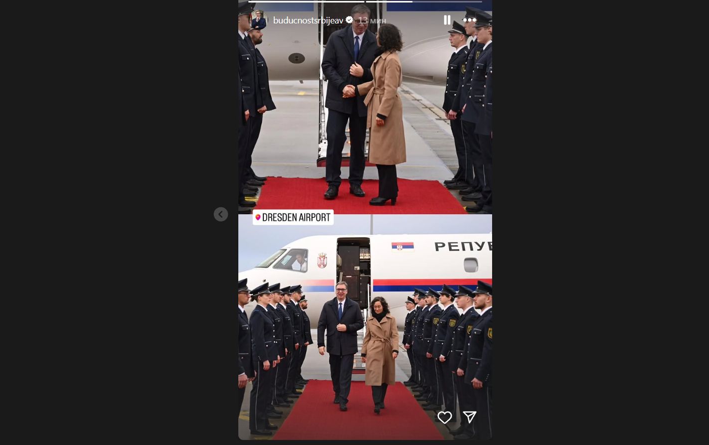 Vučić objavio da je sleteo u Nemačku (FOTO) 3 Vučić objavio da je sleteo u Nemačku (FOTO) 3