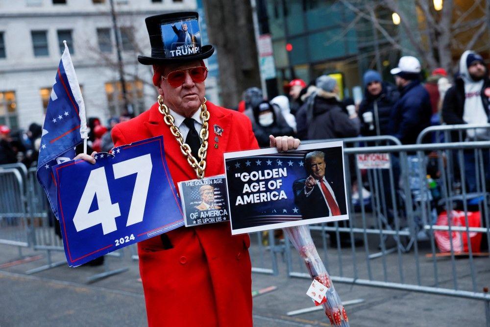 'Biće mnogo zabave, gledajte televiziju': Trampova poruka uoči inauguracije 9 tramp, trampove pristalice