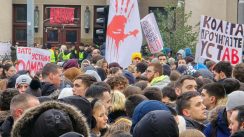 Završen veliki protest studenata "Nećete nas gaziti!" ispred Tužilaštva u Beogradu zbog povređivanja studentkinje na blokadi (VIDEO/FOTO) 12