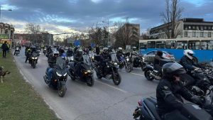 Komemorativna vožnja za preminulog bajkera do novosadskog kampusa 2