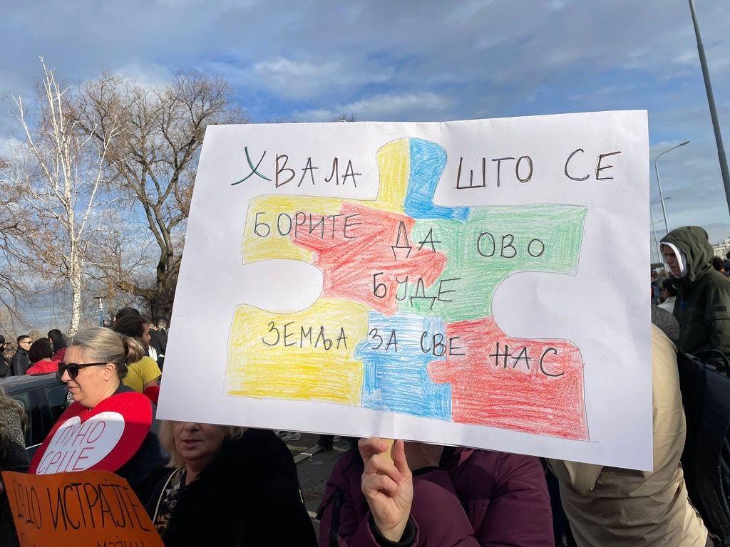 Studenti u Čortanovcima, biciklisti stigli do Inđije na putu ka Novom Sadu 18 studenti, studentski protest