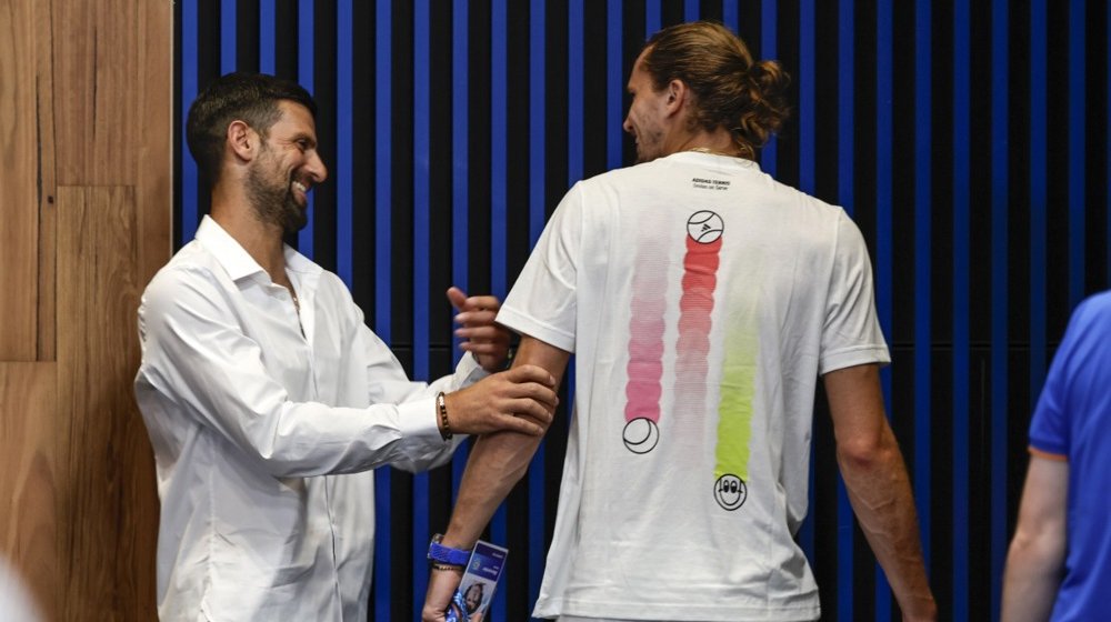 Novak Đoković i Aleksander Zverev
