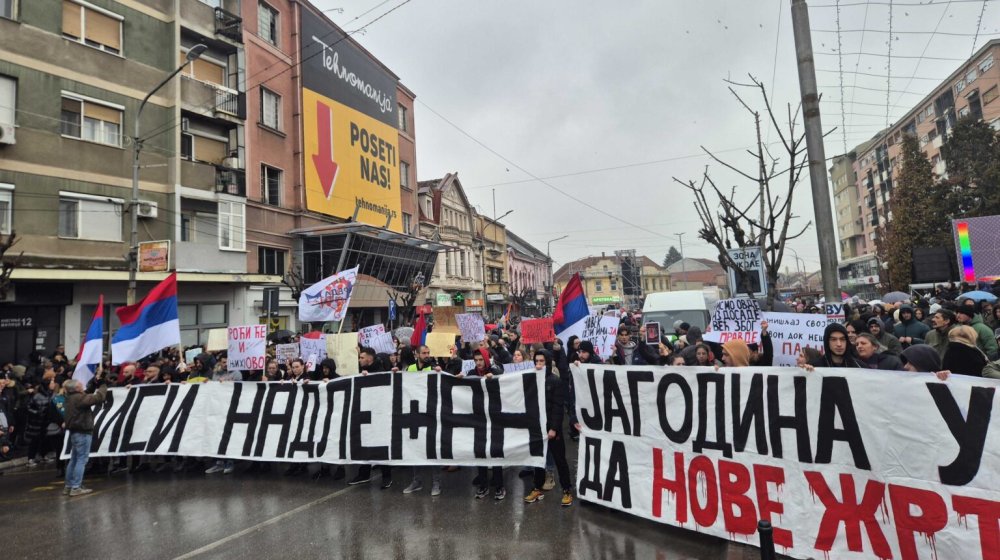 Nastavnica Gimnazije u Jagodini: U "okupiranom" gradu najbrojniji skup studenata i građana do sada 1