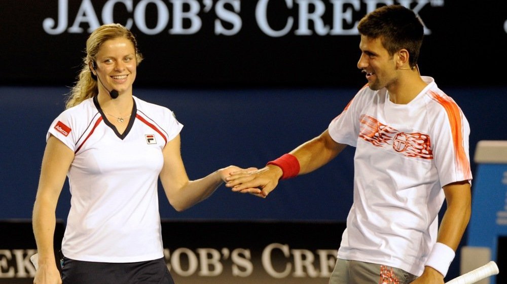 Kim Klajsters i Novak Đoković