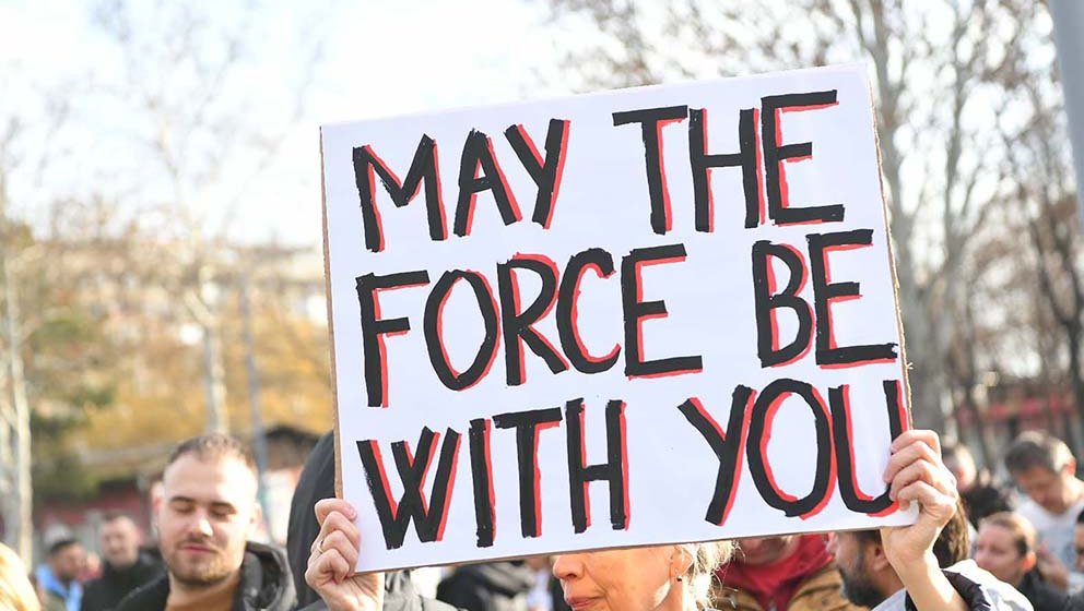 Video klip studenata u blokadi FDU: Za šta je Expo izgovor? 1