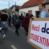 Studenti Inđije traže od predsednika te opštine da ustupi javne objekte mladima koji šetaju do Novog Sada 10