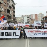 "Zastani Srbijo": Na centralnoj raskrsnici u Nišu okupljanje, pa šetnja do prosvetne inspekcije i RTS-a 10