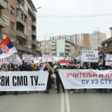 "Zastani Srbijo": Na centralnoj raskrsnici u Nišu okupljanje, pa šetnja do prosvetne inspekcije i RTS-a 10