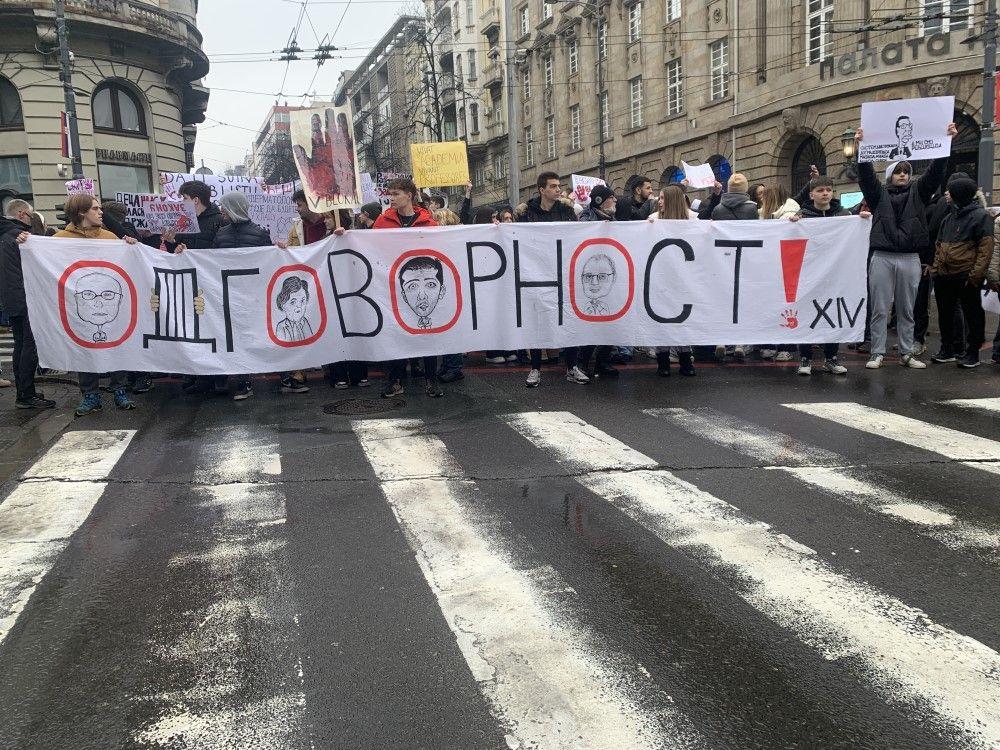 Protesti širom Srbije, obustava rada, u Jagodini Vučićev miting 15 protest u Beogradu