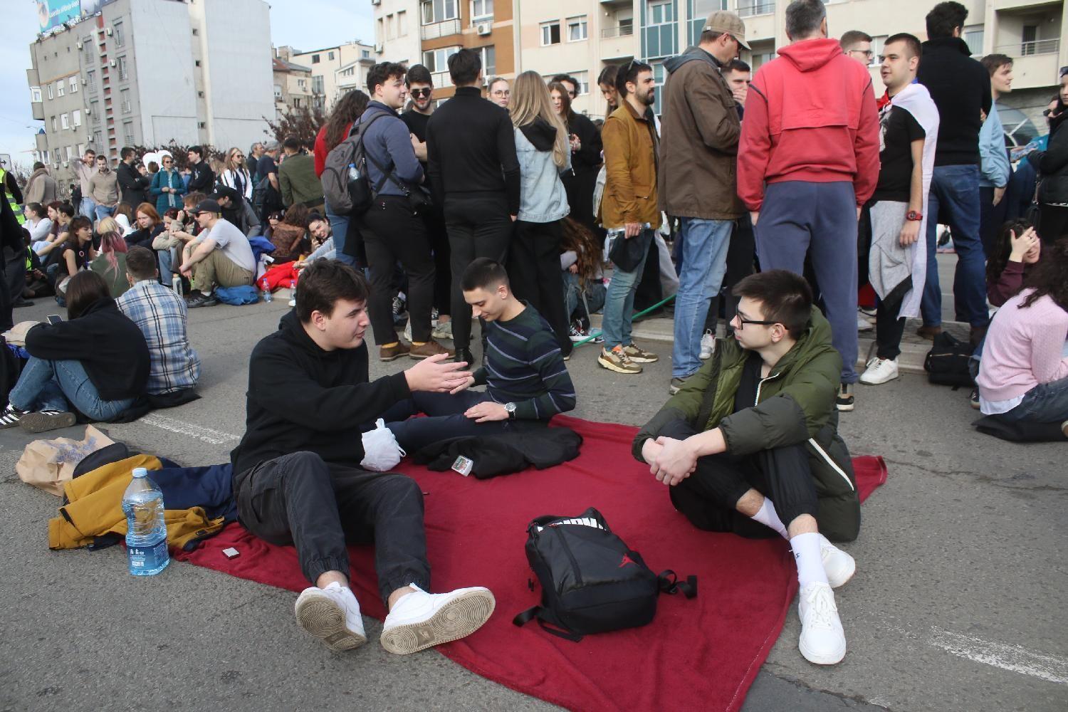 blokada autokomande, studentski protest