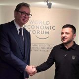 "Vučić ponudio...": Šta pišu ukrajinski mediji o susretu predsednika Srbije i Zelenskog u Davosu? 1