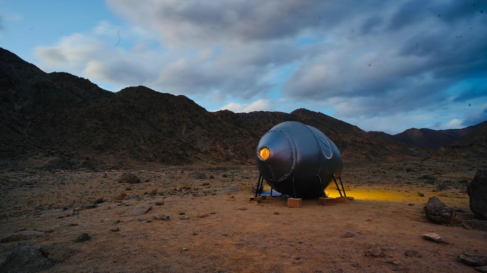 Da li bi ovako mogao da izgleda naš dom na Mesecu ili Marsu 1 Konstrukcija u obliku jajeta u planinama oblasti Ladaka