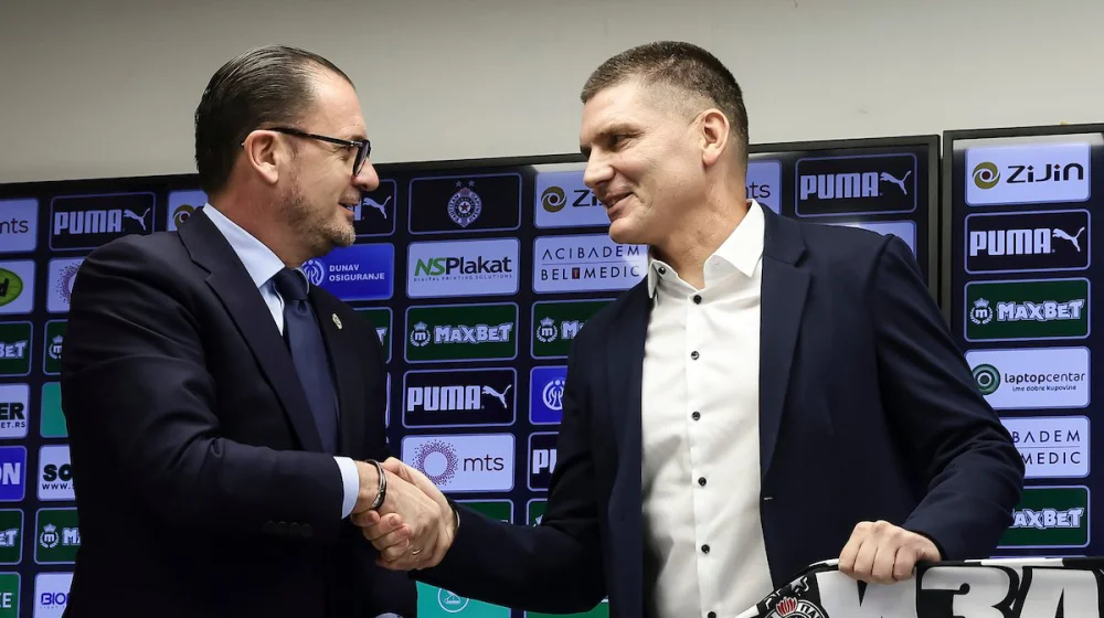 FK Partizan Predrag Mijatović i Srđan Blagojević
