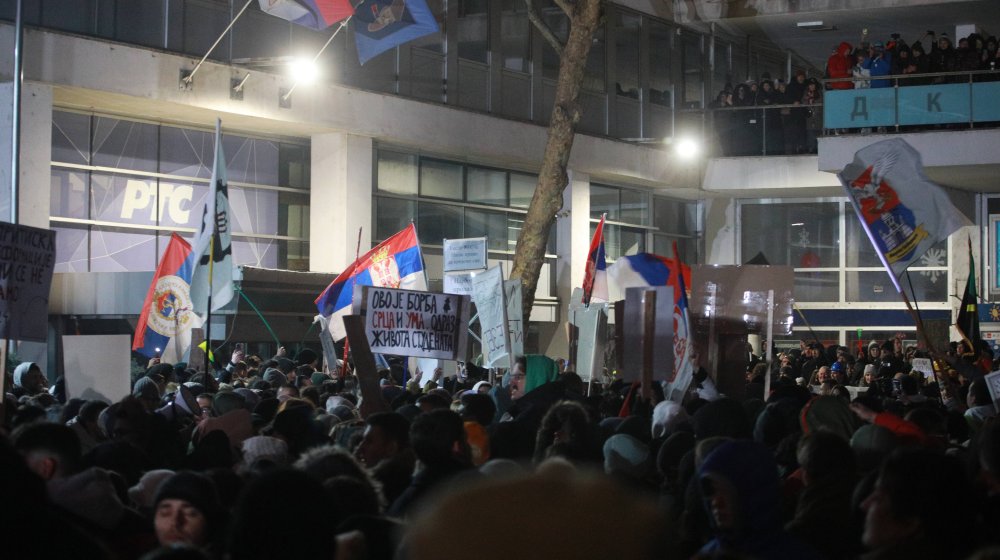 UNS pozvao studente i građane da ne ometaju novinare tokom izveštavanja sa protesta 1