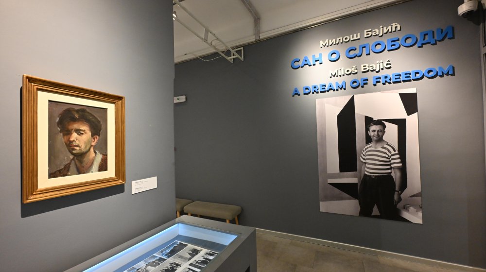 Izložba "San o slobodi": 110 godina od rođenja slikara Miloša Bajića, 80 godina od oslobađanja logora Mauthauzen, 70 godina od prve apstraktne slike u Jugoslaviji “Kotor” 1