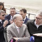 Dragan Džajić, Aleksandar Vučić i Dragan Stojković Piksi