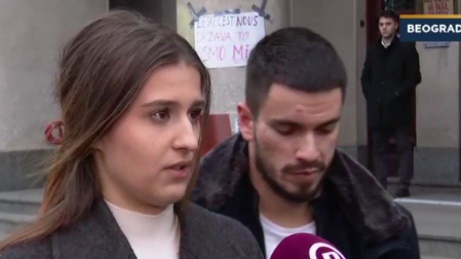 "Ja sam za Vučića, i šta mi tu možete": Napadnuti studenti o incidentu na Pravnom 1