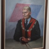 Studenti postavili portret rektora sa krvavim rukama u novosadskom Rektoratu (VIDEO) 1