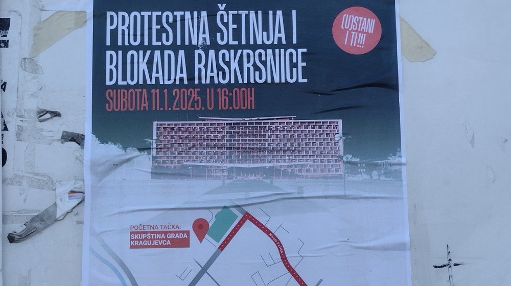 (U)stani i ti: Protestna šetnja studenata i blokada raskrsnce kod Zastavinog solitera sutra u Kragujevcu 1