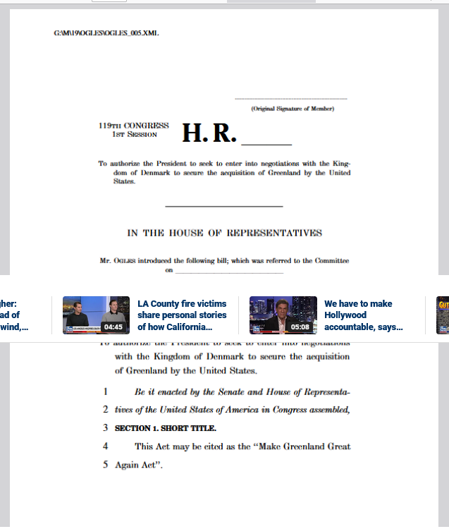 "Učinite Grenland ponovo velikim": Trampovi republikanci predstavili nacrt zakona kojim se odobrava kupovina danske teritorije (FOTO) 2 "Učinite Grenland ponovo velikim": Trampovi republikanci predstavili nacrt zakona kojim se odobrava kupovina danske teritorije (FOTO) 2
