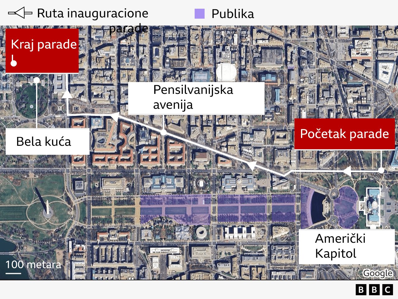 Kako će izgledati inauguracija Donalda Trampa 3 Ruta inaguracione parade, Tramp, inaugaracija