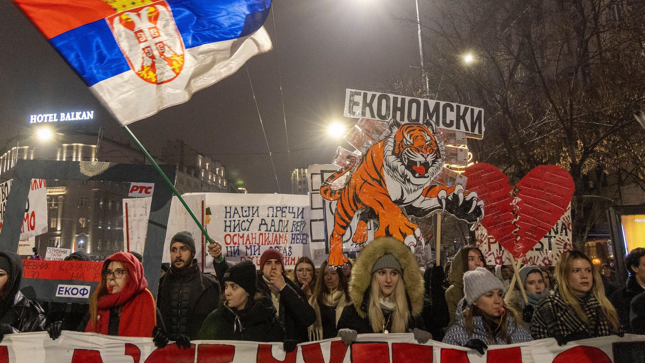 Dva meseca studentskih blokada: „Ovo je vapaj za pravnom državom" 3 Protest studenata