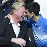 Boris Beker i Novak Đoković