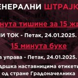 U petak u Zaječaru 15 minuta tišine, pa 15 minuta buke ispred GU Zaječar 2