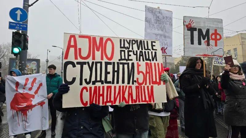 Najveći sindikati o generalnom štrajku: „Ne organizujemo, ali će neki učestvovati" 2 protest studenata