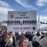 Niš: Skup za psa velikog srca, Donu, koju je sanitet UKC Vojvodine zgazio na studentskom protestu 2