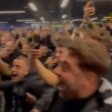 Navijači Partizana, Foto: X print screen / PartizanBC