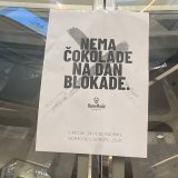 "Nema čokolade na dan blokade": TC Ušće prazno, neke radnje zatvorene 1