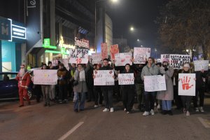 "Odbrojavamo poslednje dane”: Studentski novogodišnji protest u Nišu (FOTO) 1