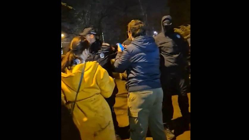 protest, Rakovica, policija, generalni štrajk