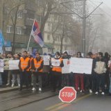 "Nećemo besnilo": Protest ispred Visoke škole elektrotehnike zbog napada na studente i portira 3