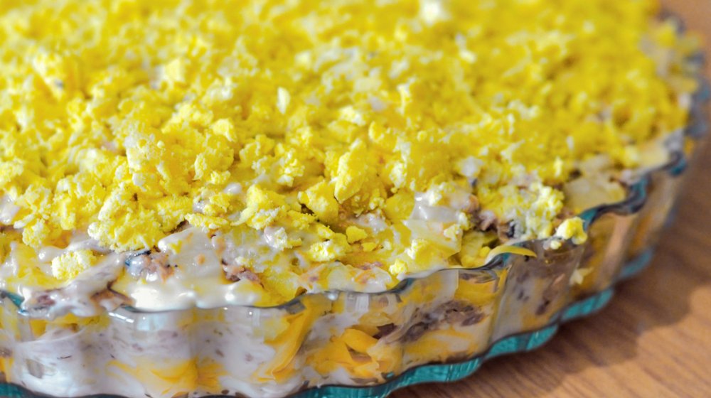 Originalan recept za mimoza salatu 1