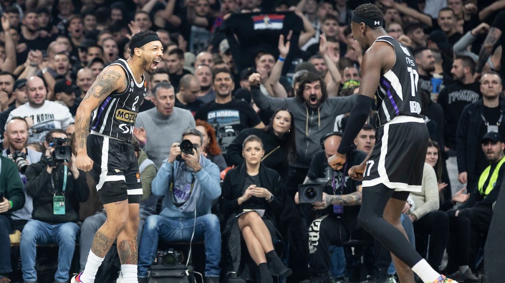 Partizan rutinski pobedio Makabi, crno-beli vezali drugi trijumf u Evroligi 1